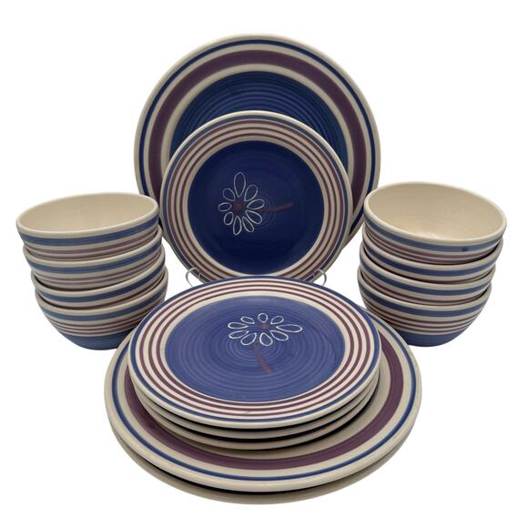 Set/4 Vintage Pfaltzgraff Baja Cereal Bowls - Picture 6 of 8